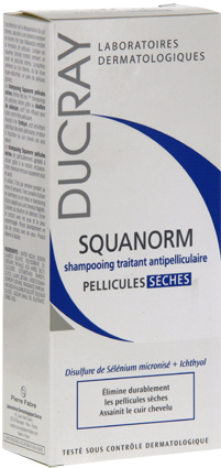 Ducray squanorm shampooing traitant pellicules sèches 200 ml